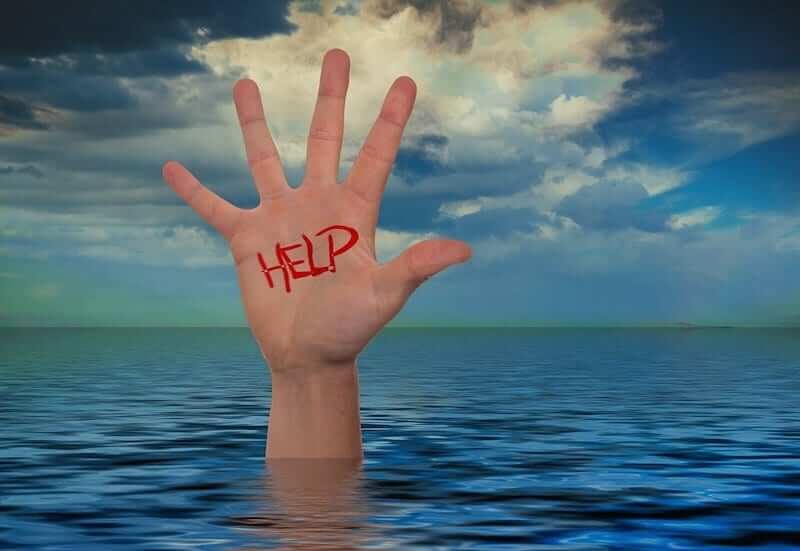 Fear of drowning or suffocating