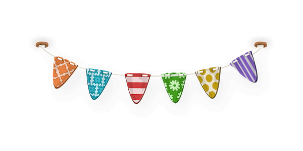 Bunging flags: time to celebrate
